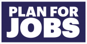 Plan for jobs Logo Blue